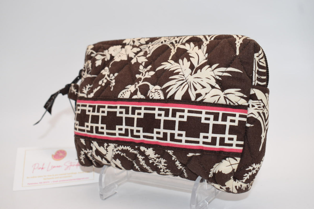 Vera Bradley Medium Cosmetic Bag in "Imperial Toile" Pattern