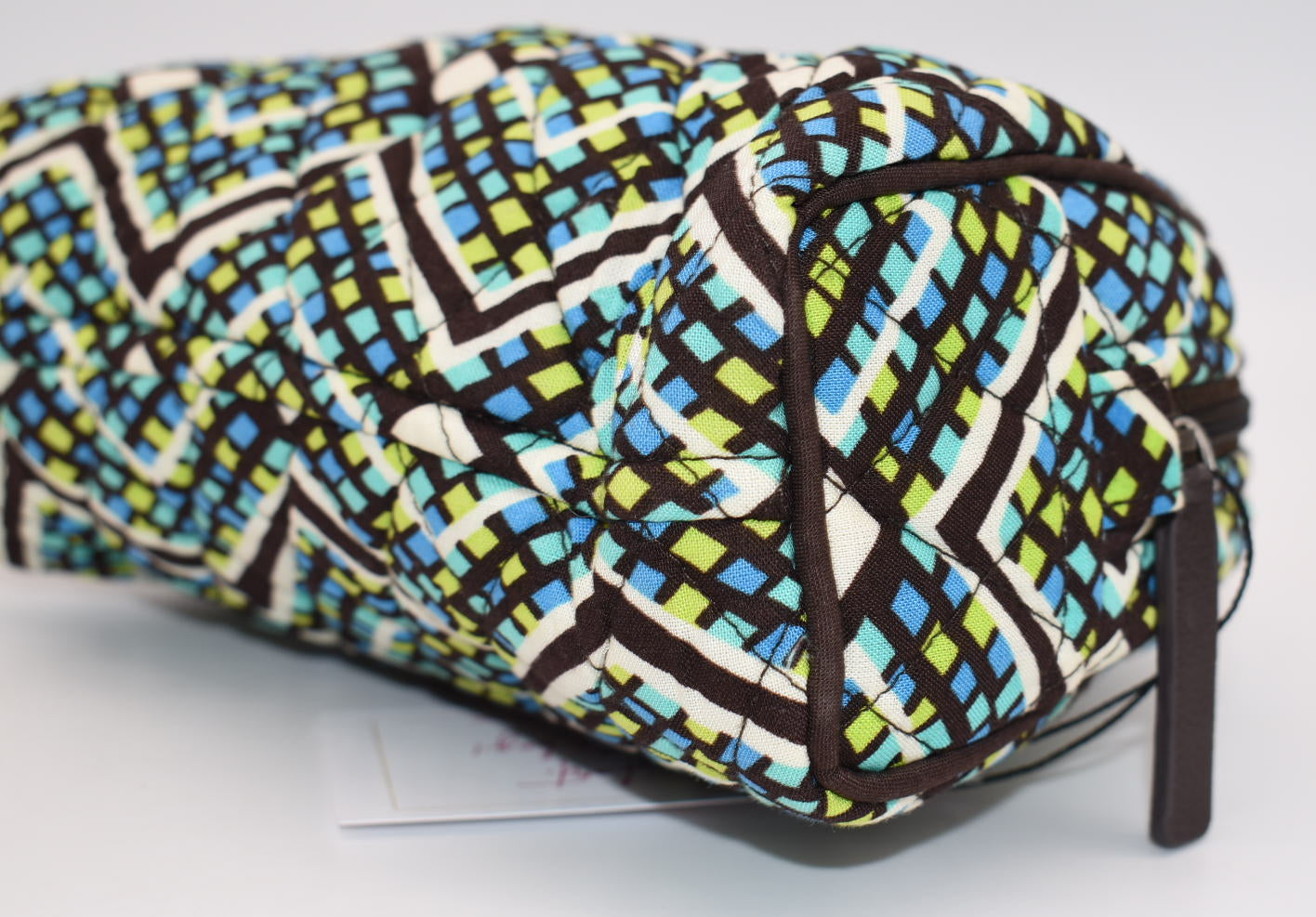 Vera Bradley Medium Cosmetic Zip Bag in "Rain Forest" Pattern