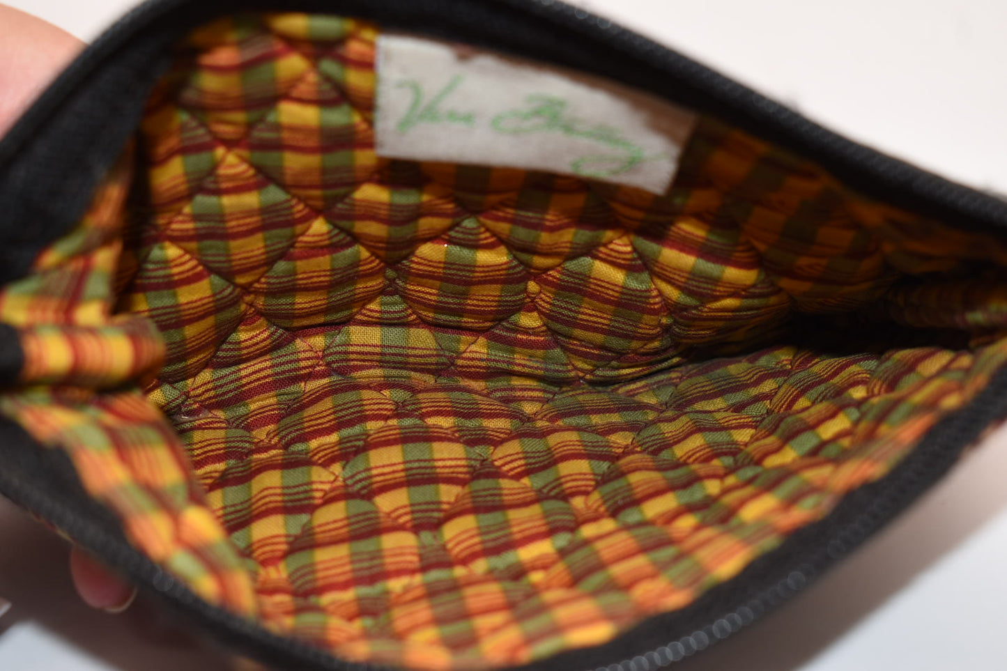 Vera Bradley Zip Wristlet in "Chocolate" Pattern