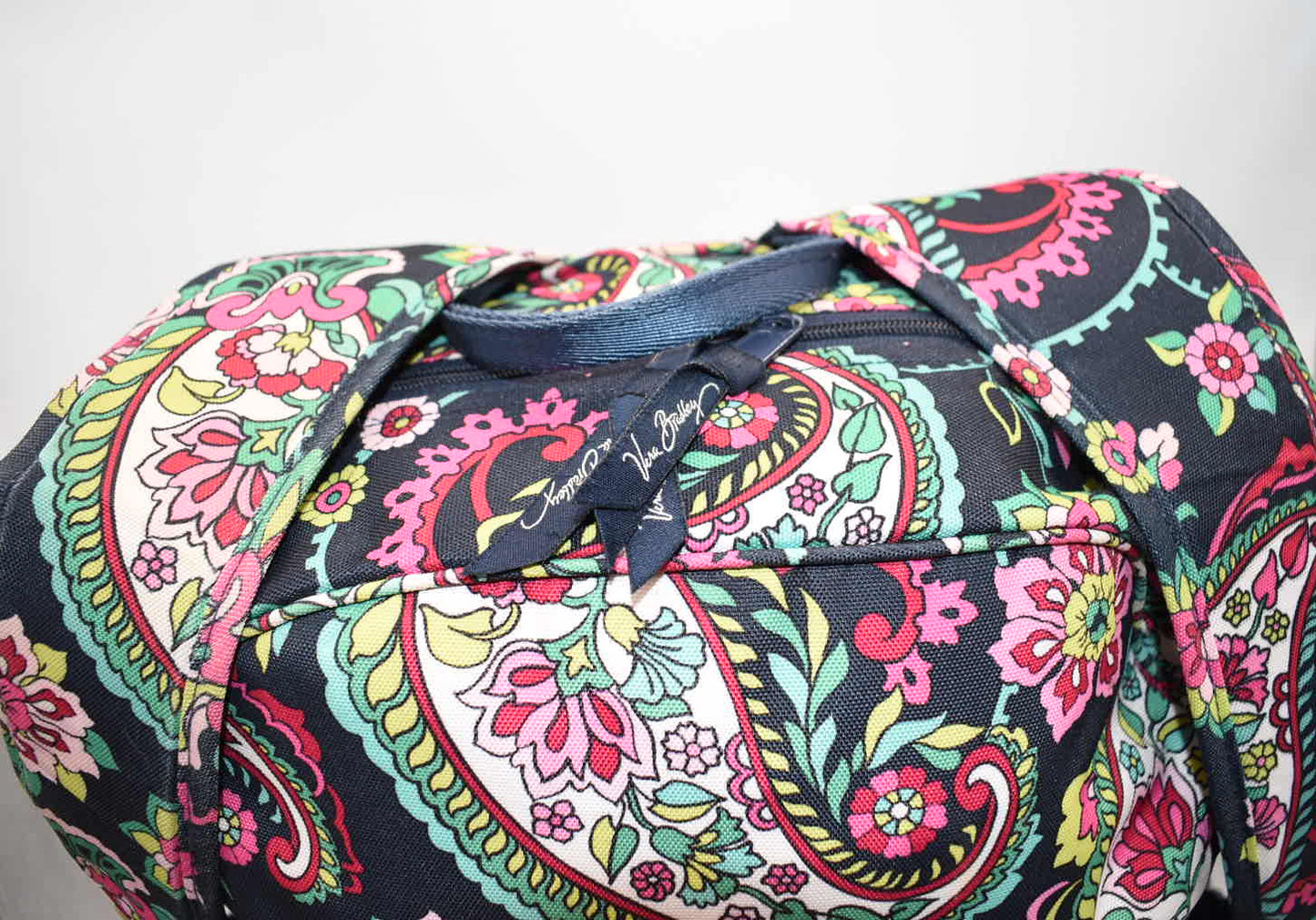Vera Bradley Lighten Up Campus Backpack in "Petal Paisley" Pattern