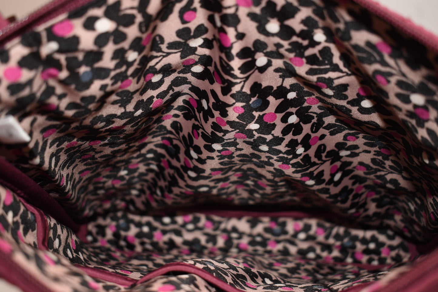 Vera Bradley Hipster Crossbody Bag in "Burgundy Wine"