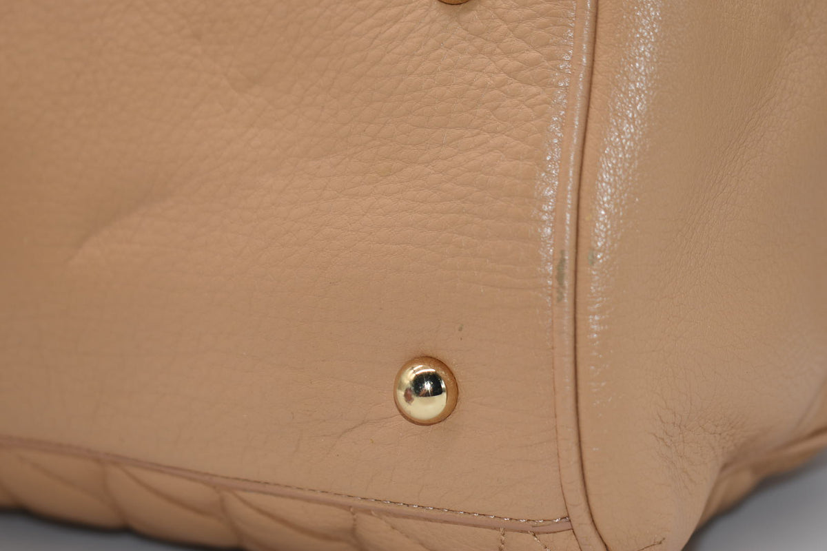 Vera Bradley Quilted Leather Marlo Satchel Bag