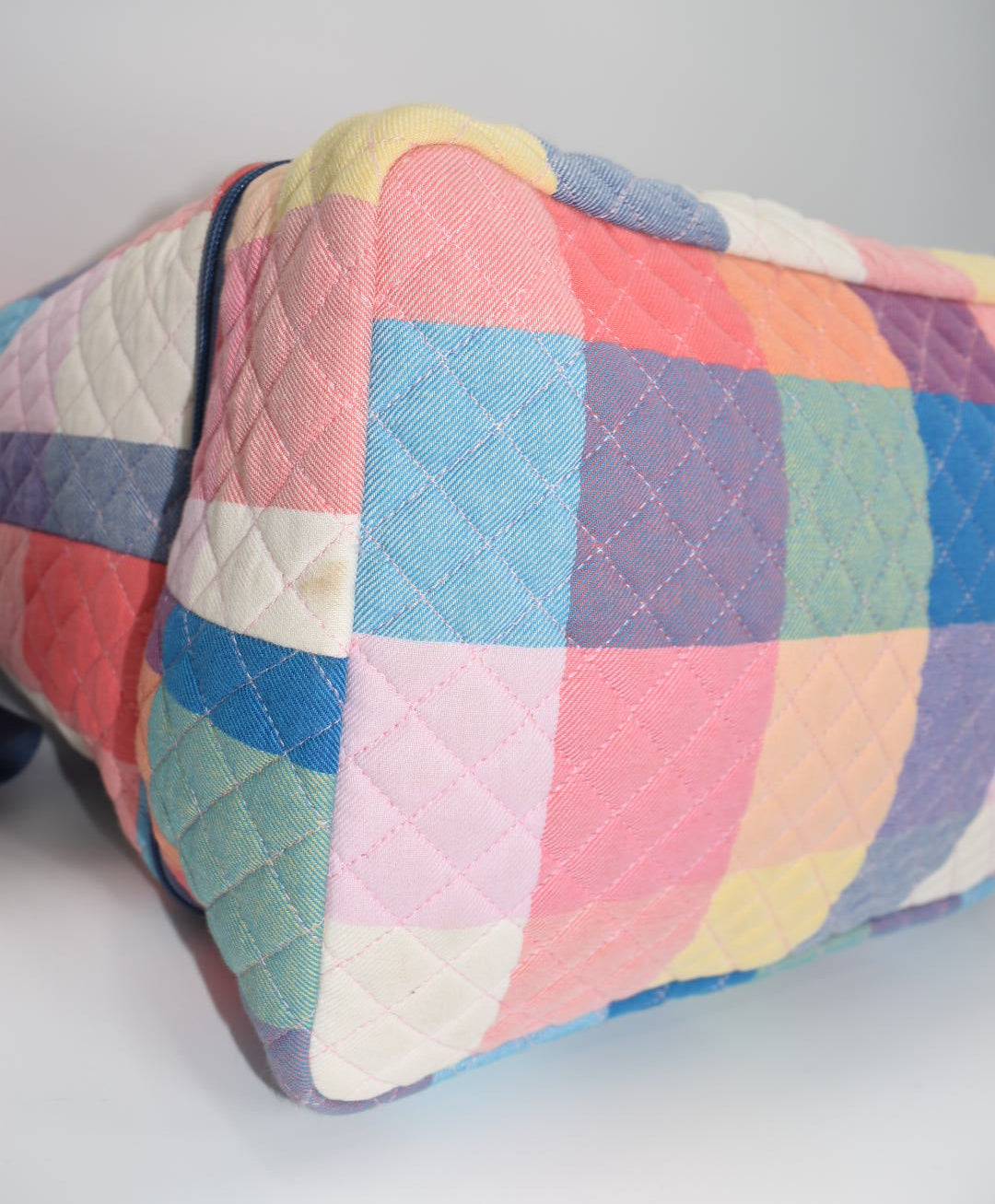 Vera Bradley Deluxe Travel Tote Bag in "Tropical Plaid" Pattern