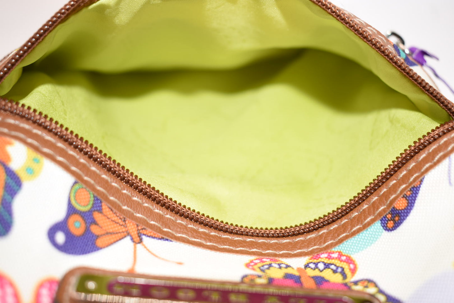 Lily Bloom Eva Multi Section Mini Crossbody Bag in "Butterfly Twister"