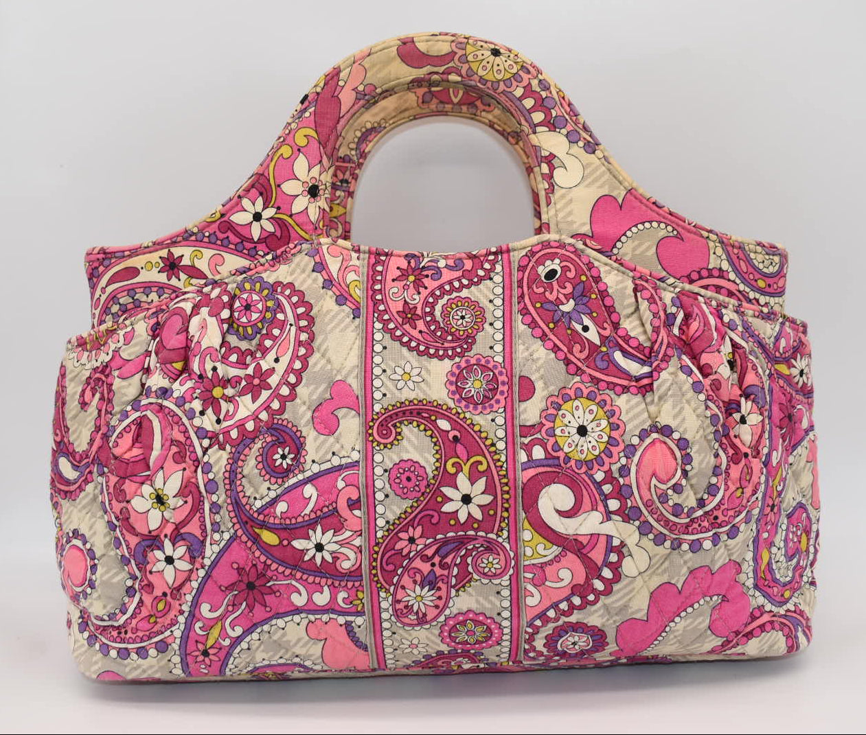 Vera Bradley Abby Tote Bag in "Paisley Meets Plaid" Pattern