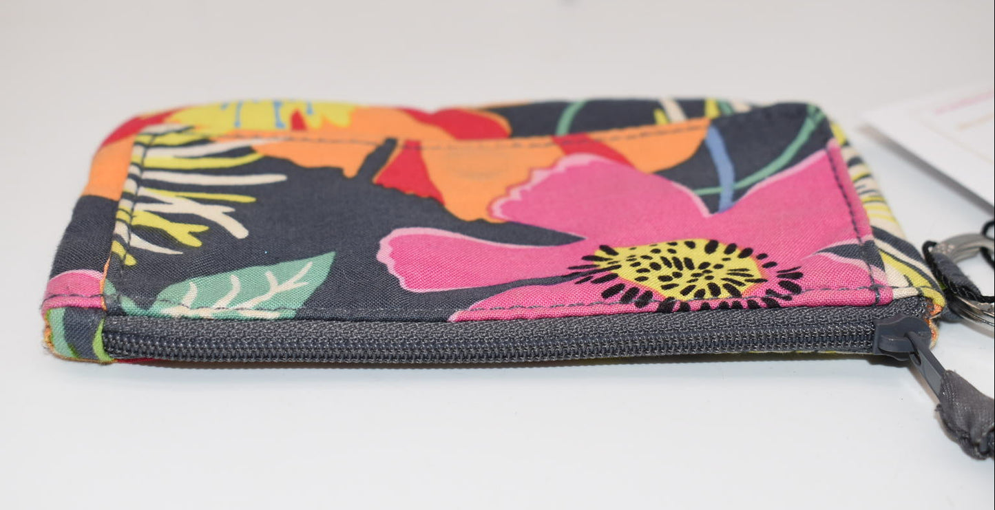 Vera Bradley Front Flap Zip Case in "Jazzy Blooms" Pattern