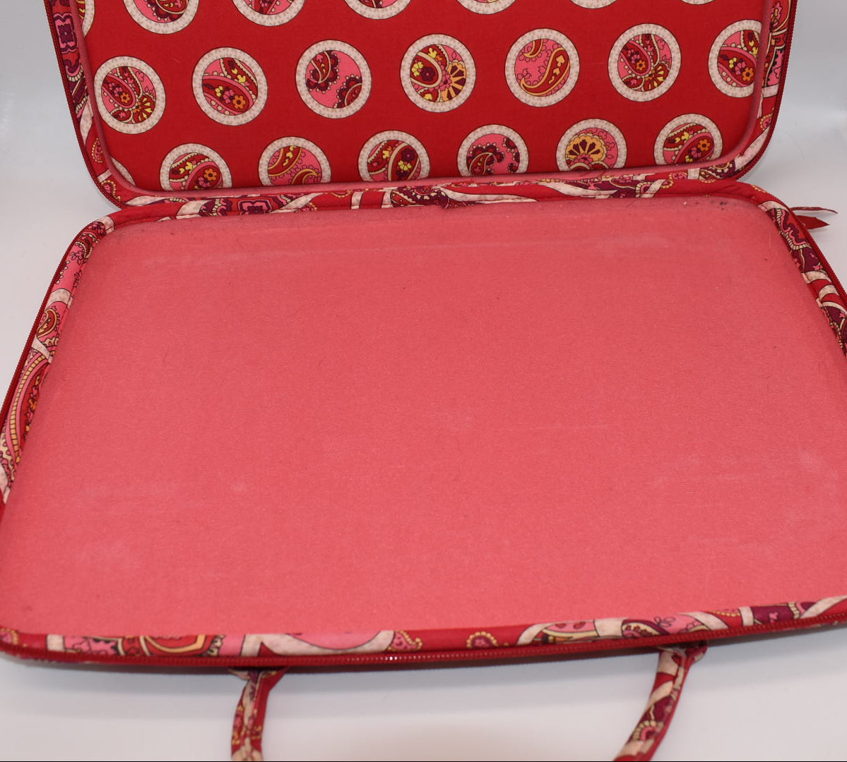 Vera Bradley 17" Hardshell Laptop Bag in "Rosy Posies" Pattern