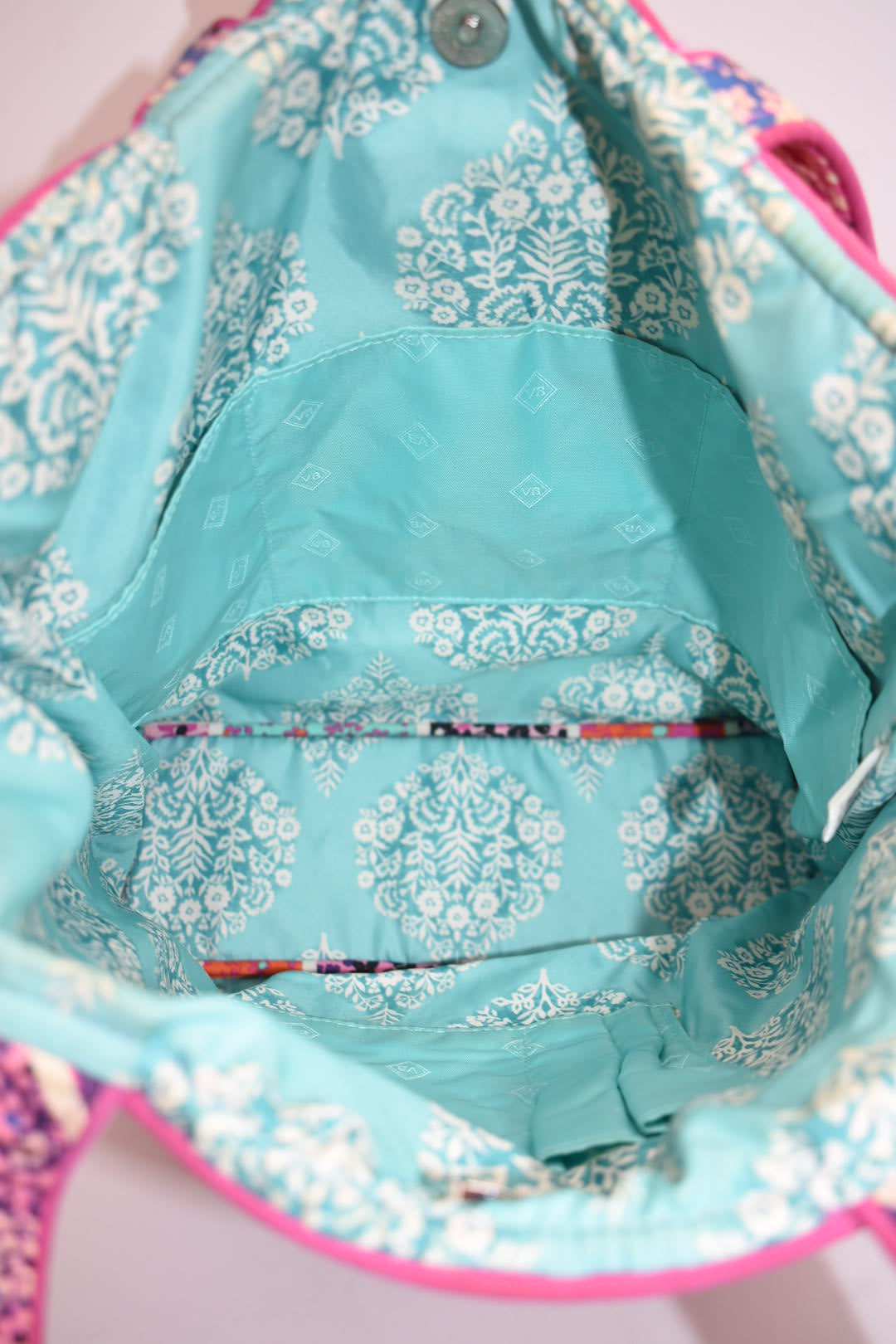 Vera Bradley Iconic Tote Bag in Modern Medley Pattern