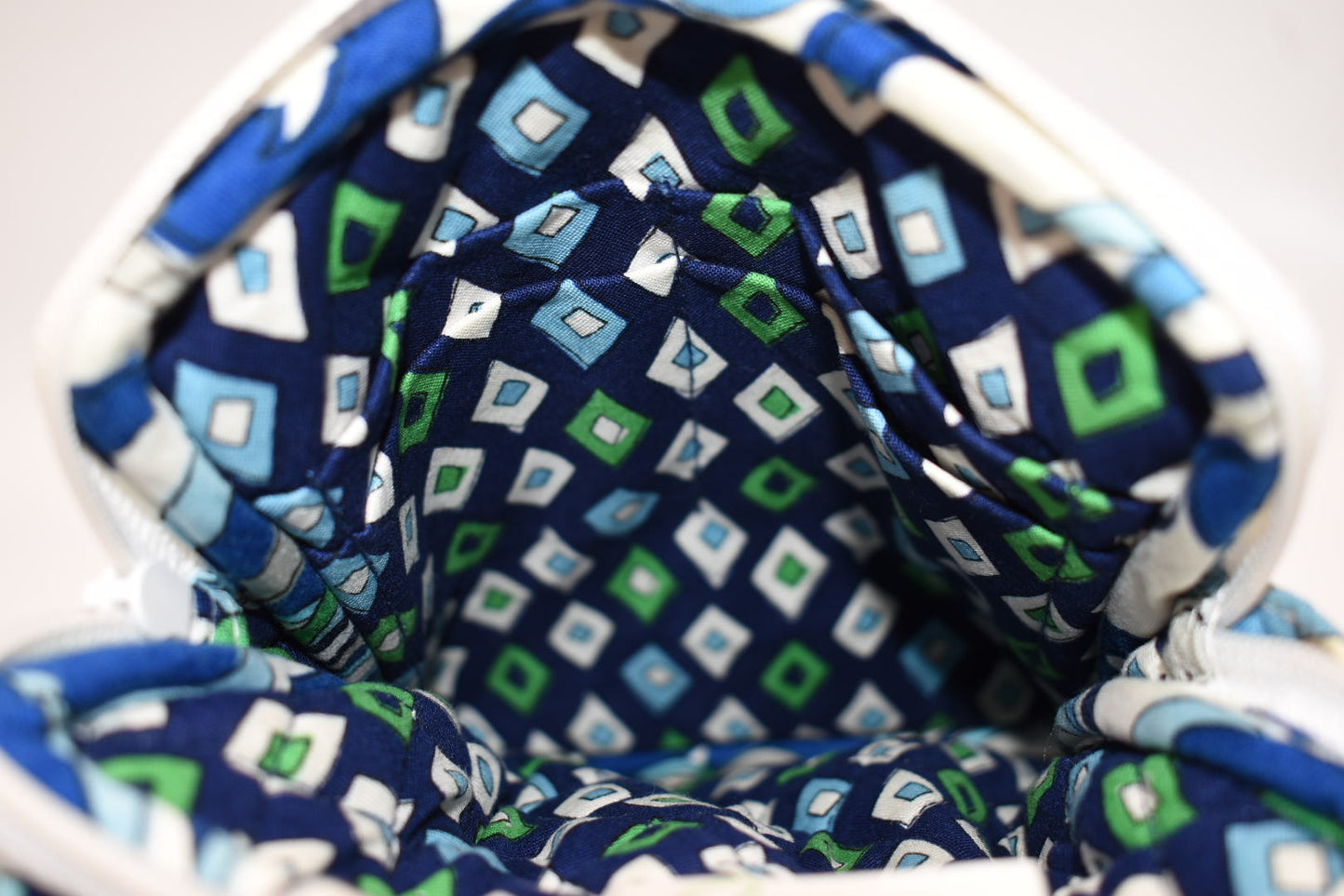Vera Bradley Mini Hipster Crossbody Bag in "Mediterranean White" Pattern