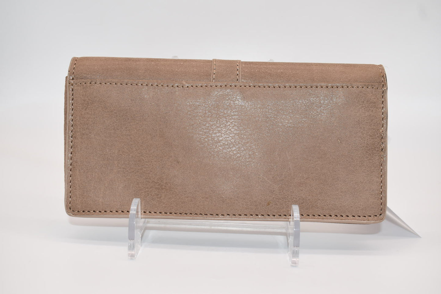 HOBO Alta Leather Continental Wallet in Rose Dust