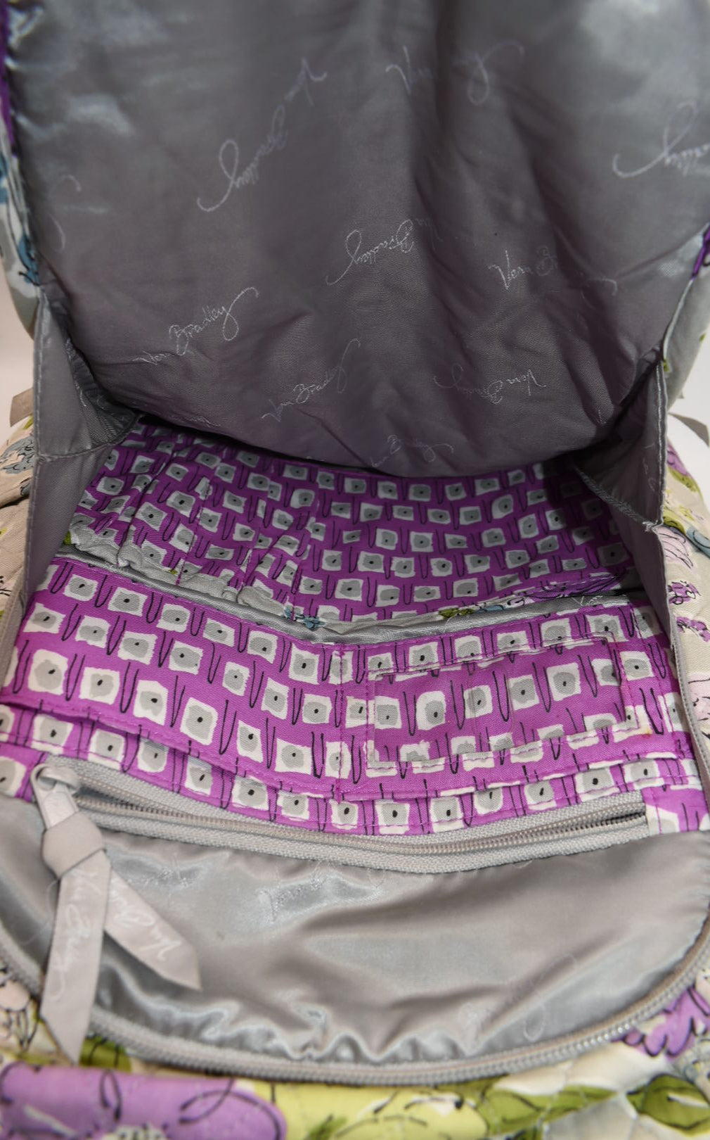 Vera Bradley Quilted Laptop Backpack in "Watercolor" Pattern