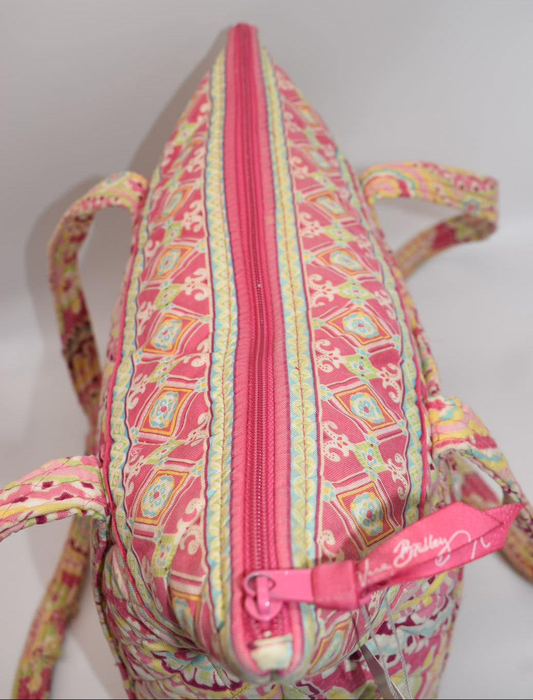 Vera Bradley Villager Tote Bag in "Capri Melon" Pattern
