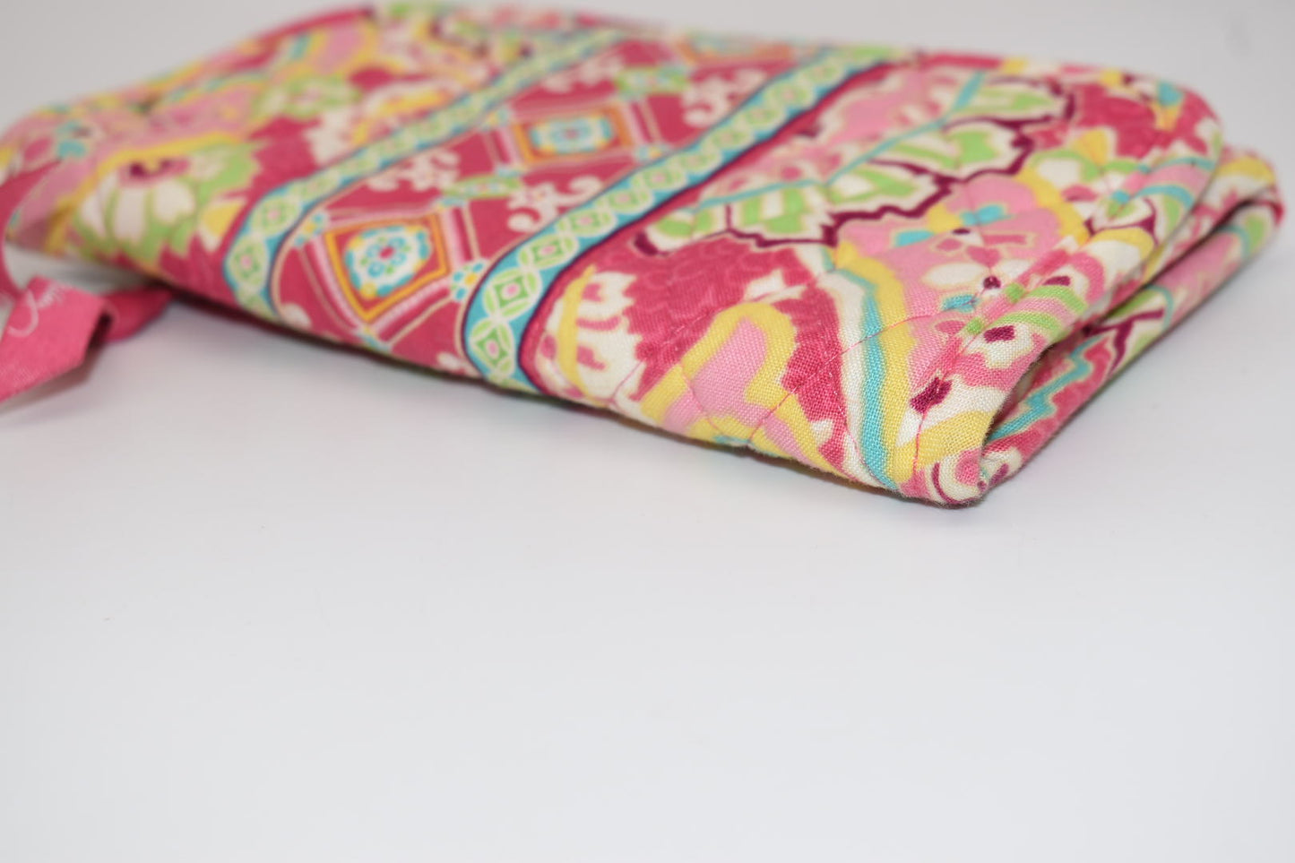 Vera Bradley Quilted Cotton Trifold Wallet in "Capri Melon" Pattern
