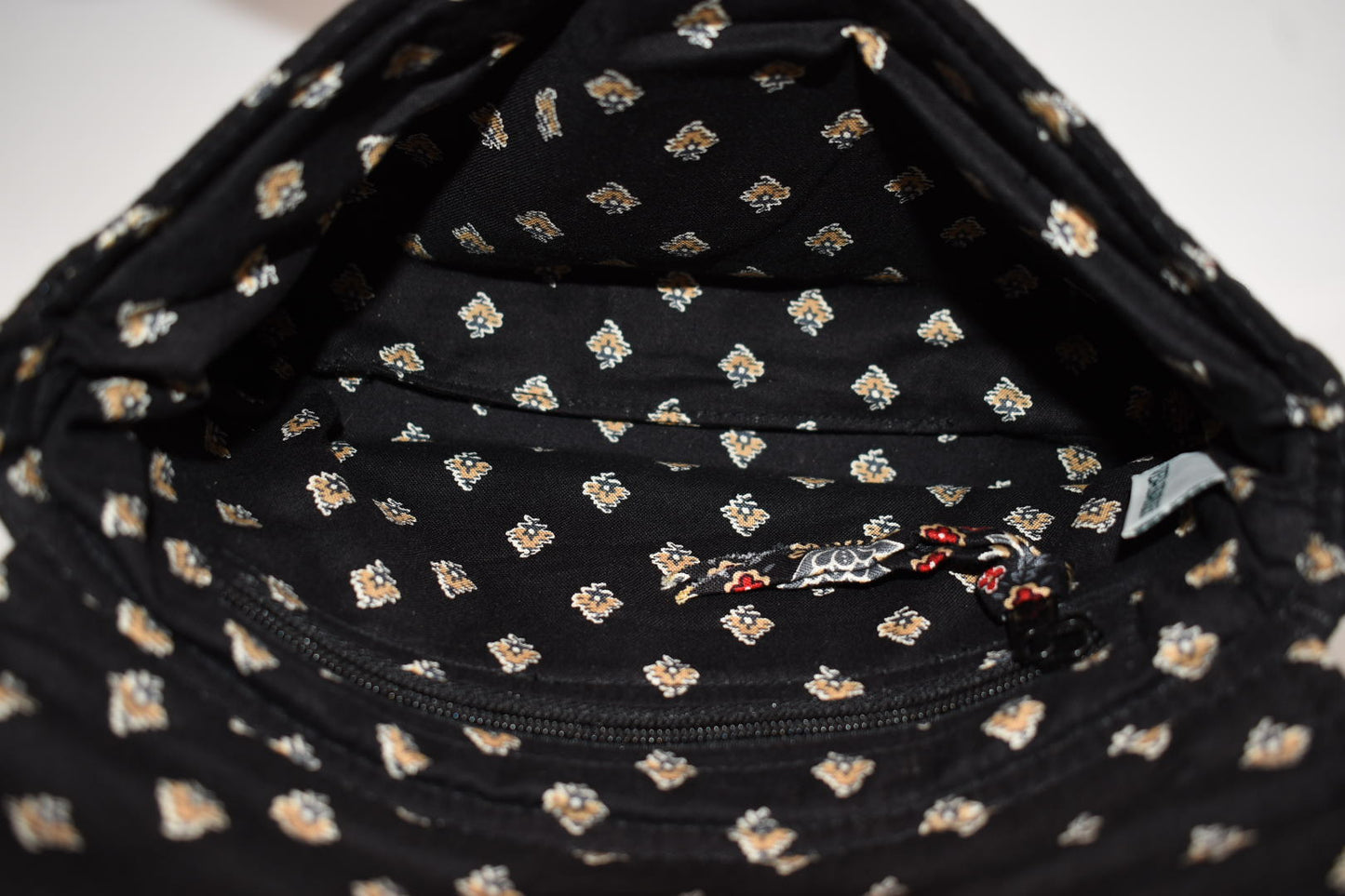 Vera Bradley Shoulder Bag in "Classic Black" Pattern