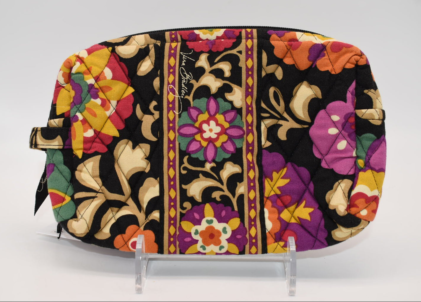 Vera Bradley Large Cosmetic Bag in "Suzani" Pattern