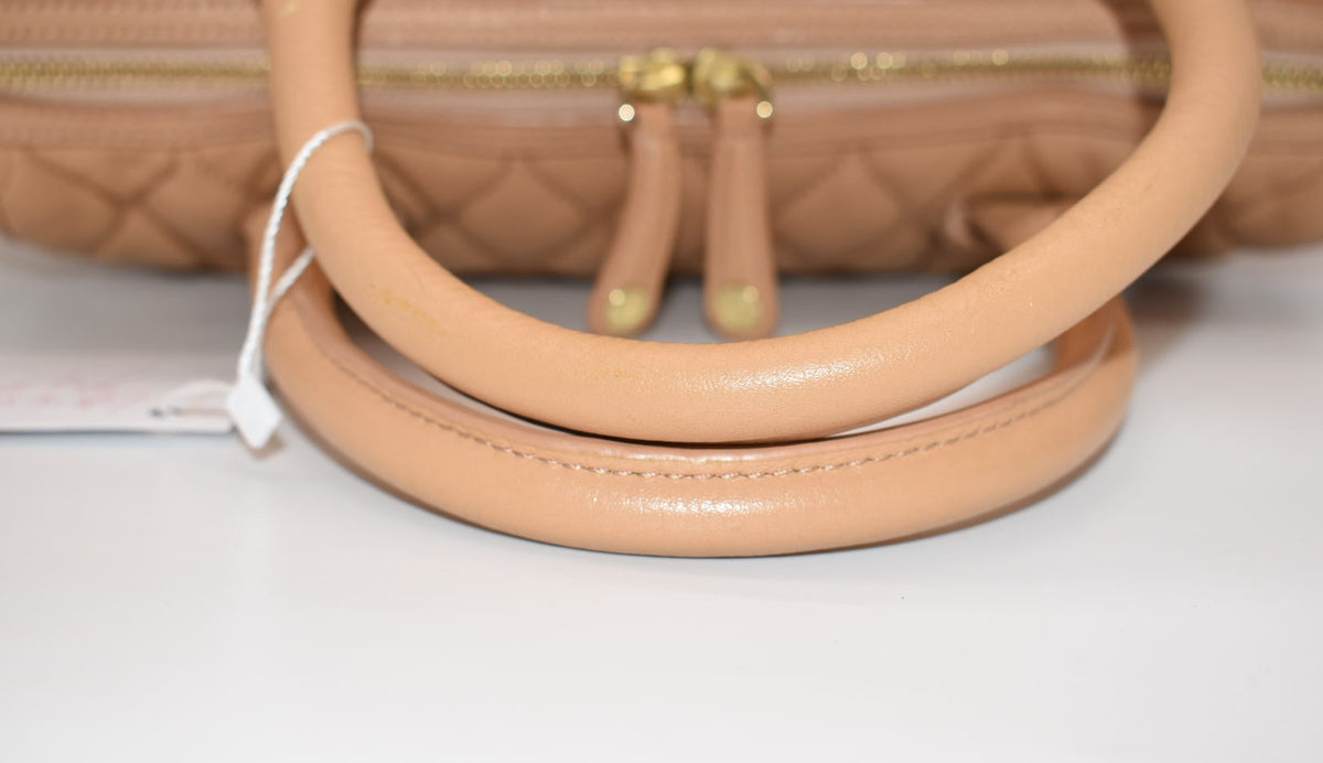 Vera Bradley Quilted Leather Marlo Satchel Bag