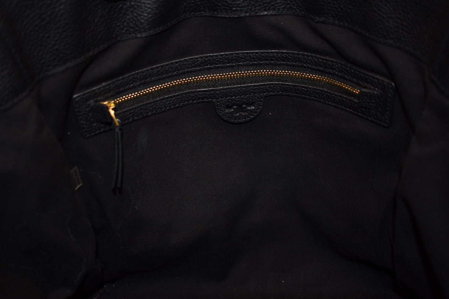 Tory Burch Brooke Tote Bag in Black Leather