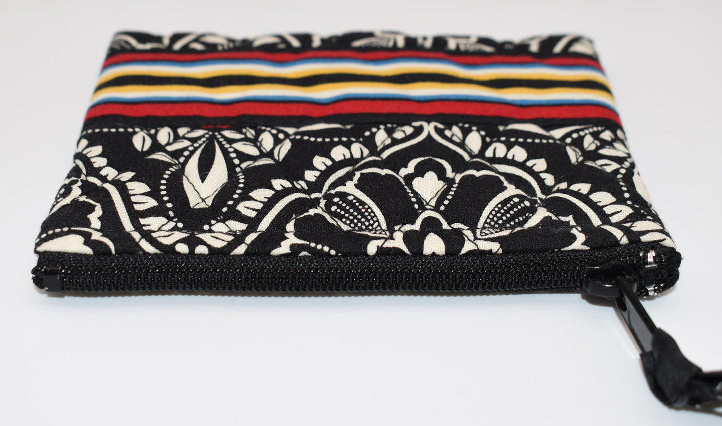 Vera Bradley Zip Coin Purse in "Barcelona" Pattern