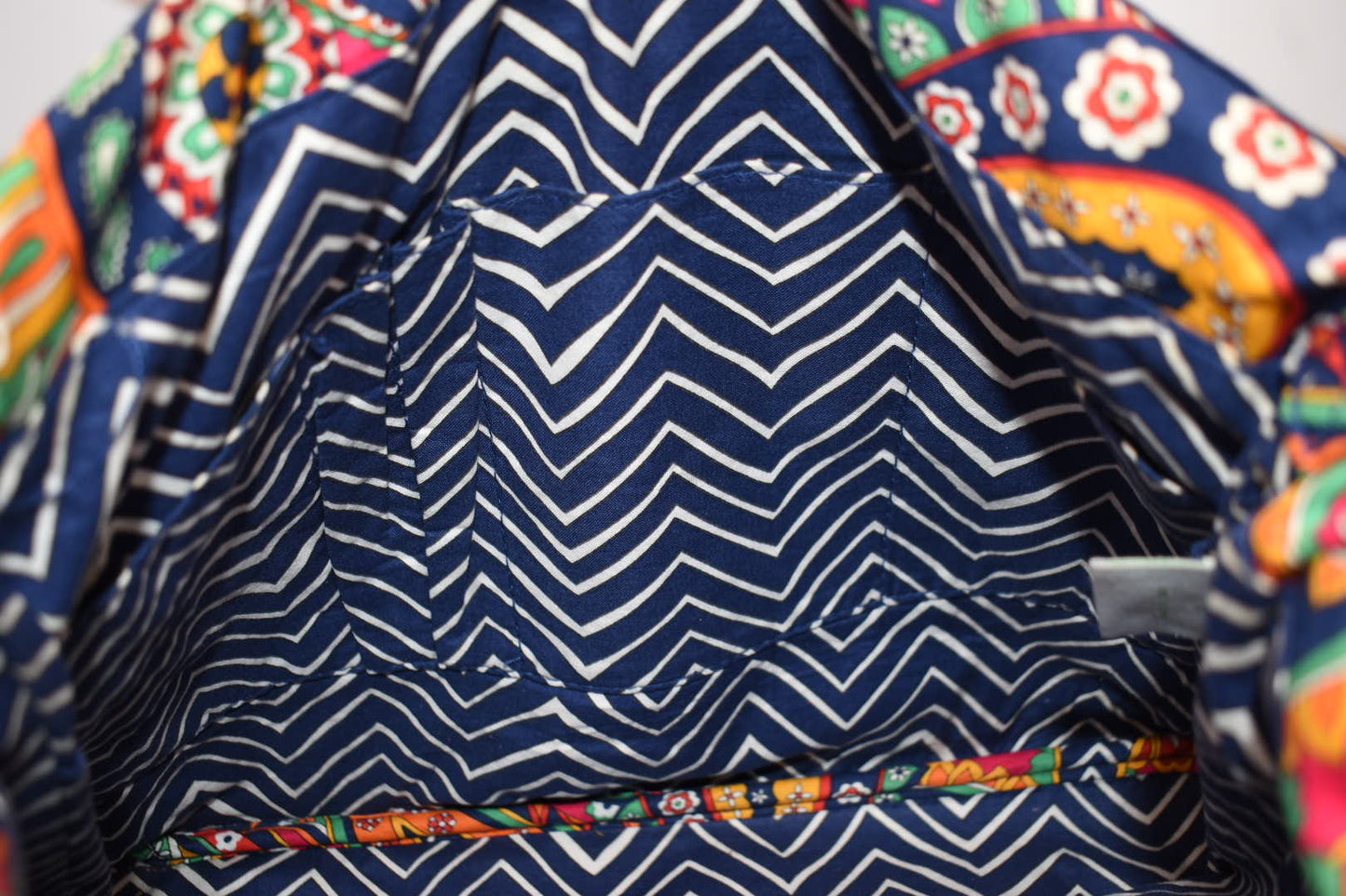 Vera Bradley Two-Way Convertible Tote Bag in "Venetian Paisley" Pattern