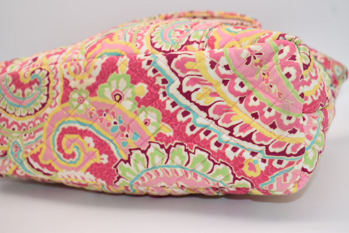 Vera Bradley Large Betsy Shoulder Tote Bag in "Capri Melon" Pattern