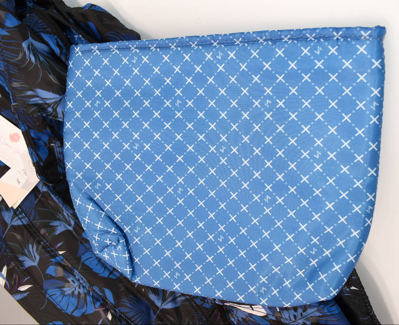 Lug XL Gondola Slouch Tote Bag in "Botanical Black" Pattern