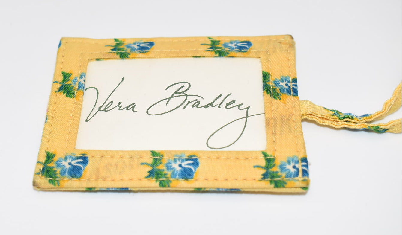 Vera Bradley Luggage Tag in "Katherine" Pattern