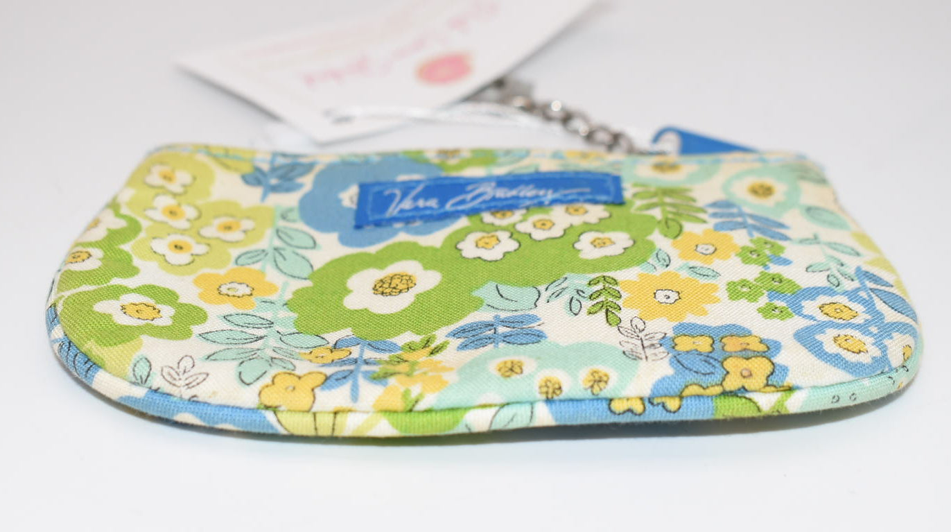 Vera Bradley Clip Zip ID Case in "English Meadow" Pattern