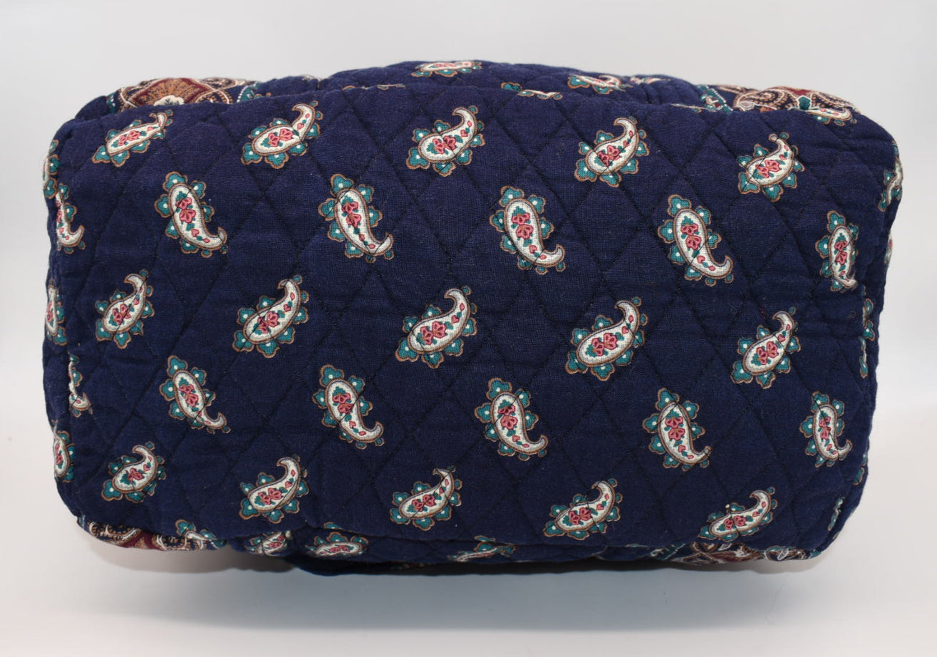 Vera Bradley Hoosier Shoulder Bag in "Navy - 1991" Pattern