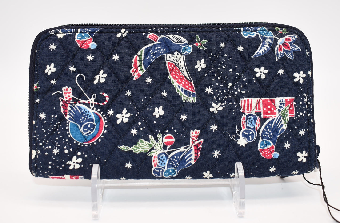 Vera Bradley RFID Georgia Wallet in "Holiday Owls" Pattern