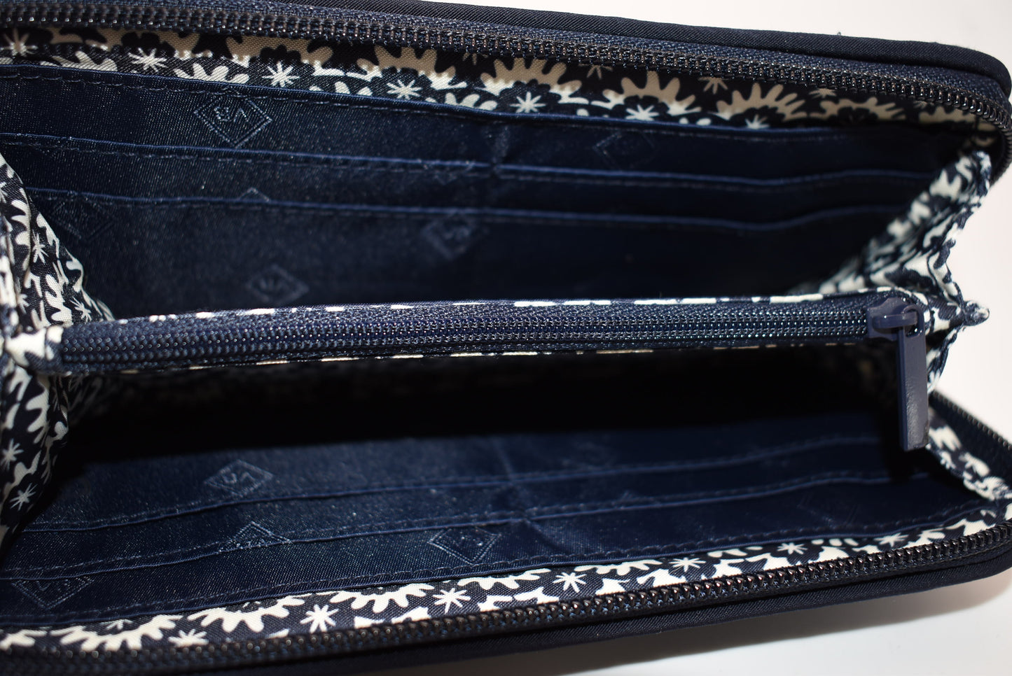 Vera Bradley RFID Georgia Wallet in "Holiday Owls" Pattern