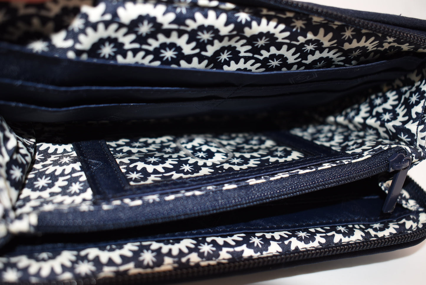 Vera Bradley RFID Georgia Wallet in "Holiday Owls" Pattern