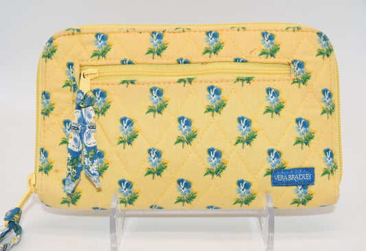 Vera Bradley Zip Around Wallet in "Katherine" Pattern