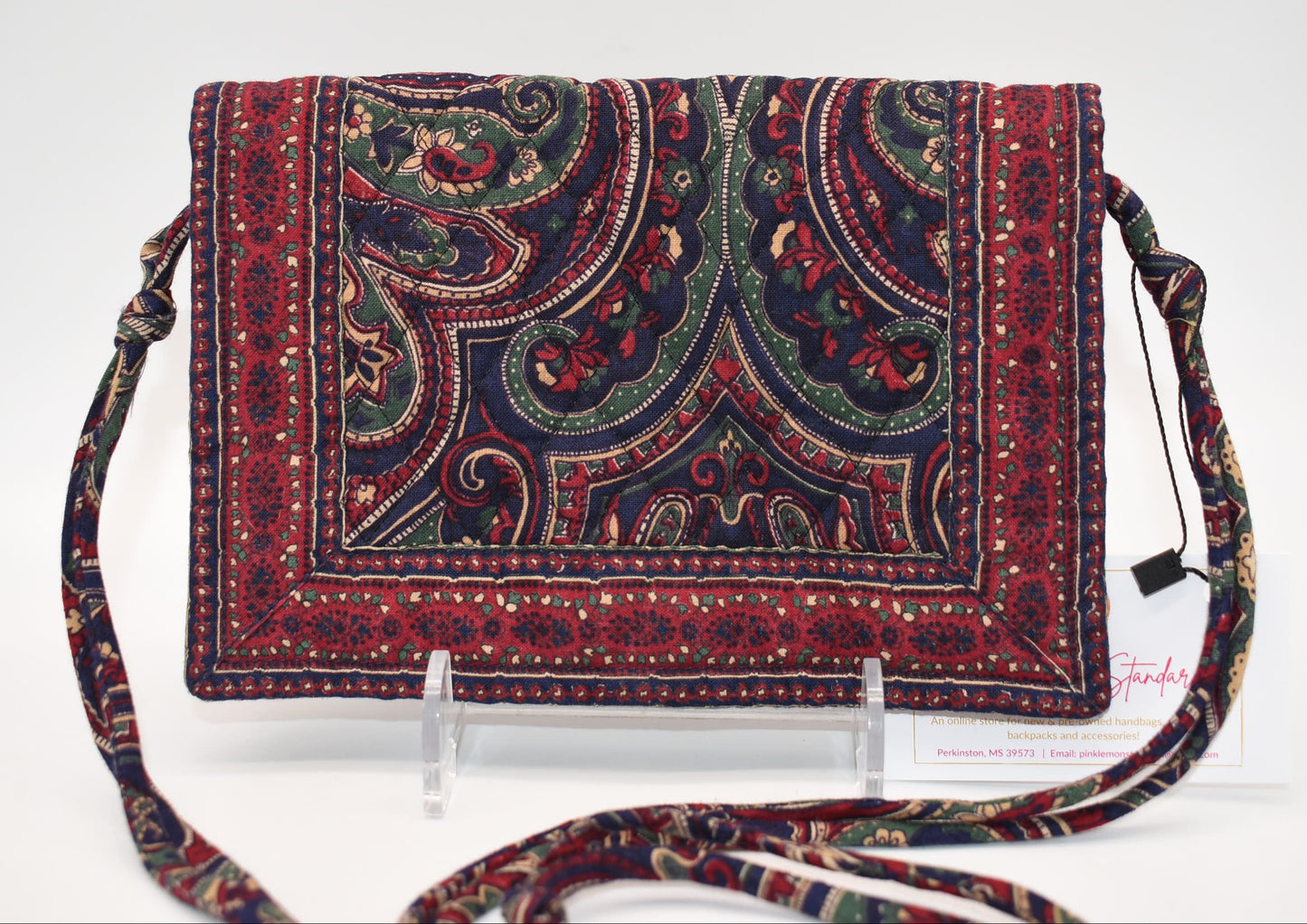 Vintage Vera Bradley Elite Crossbody in "Medallion-1995" Pattern