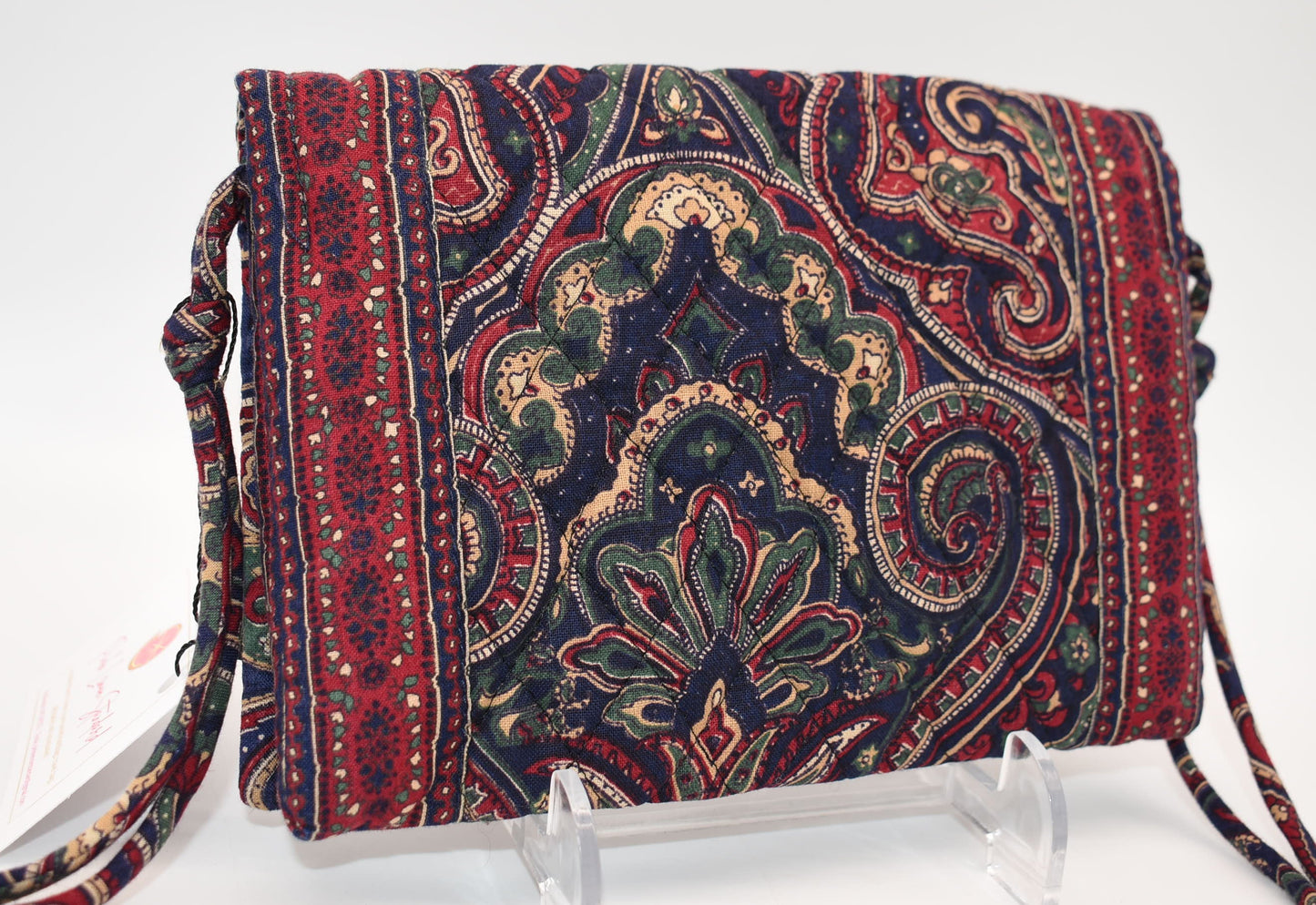 Vintage Vera Bradley Elite Crossbody in "Medallion-1995" Pattern