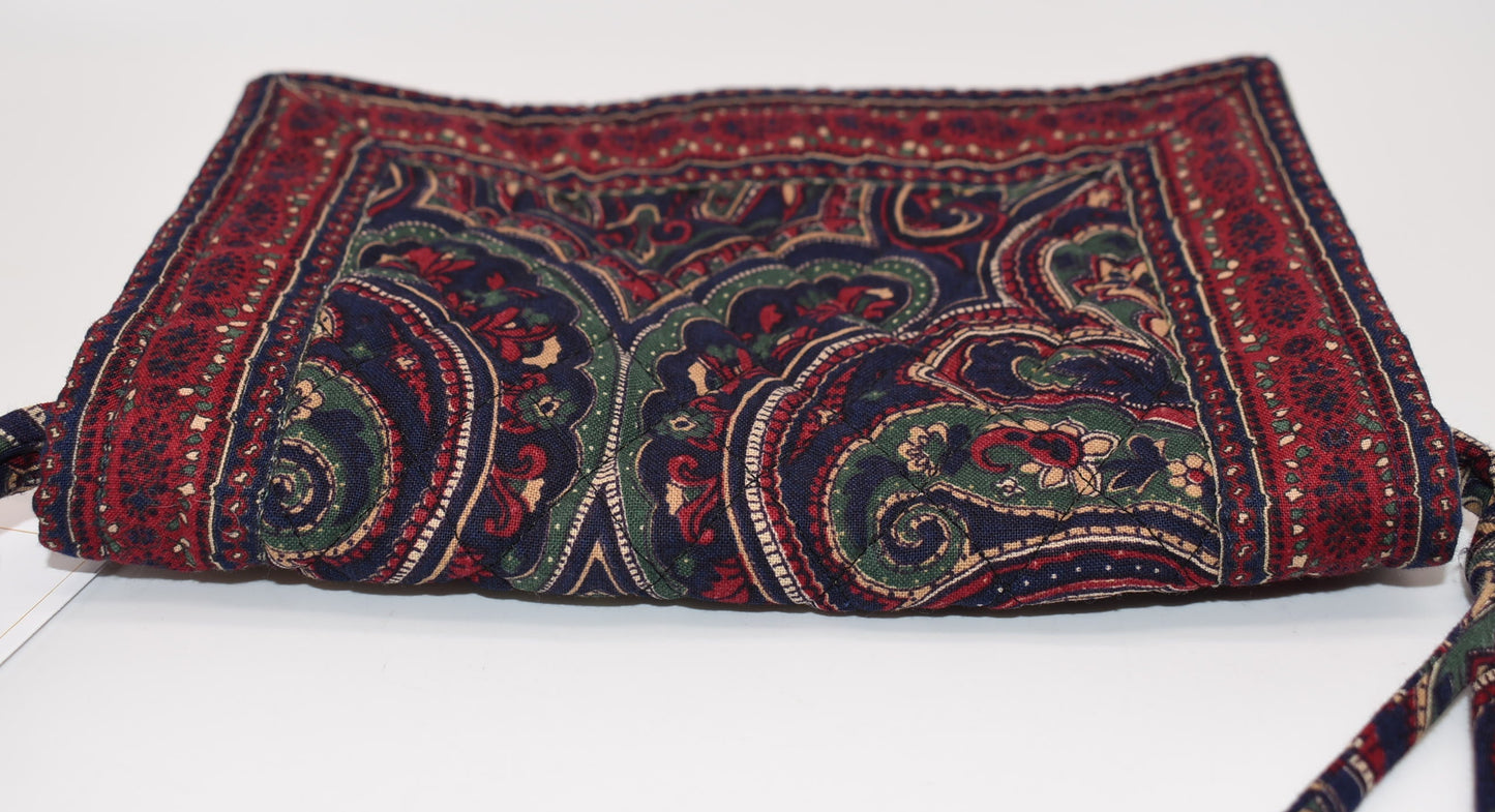 Vintage Vera Bradley Elite Crossbody in "Medallion-1995" Pattern
