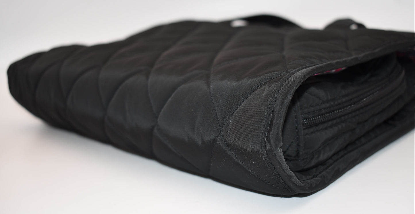 Vera Bradley Ultralight Hanging Travel Organizer in Black