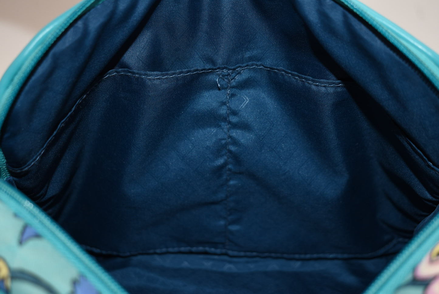 Vera Bradley Trimmed Crossbody Bag in "Peacock Garden" Pattern