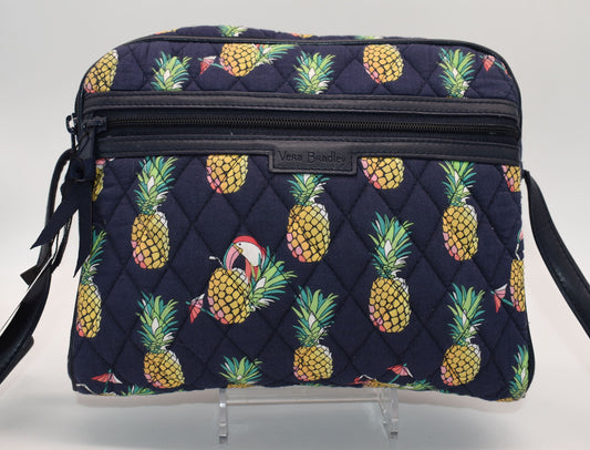 Vera Bradley Trimmed Crossbody Bag in "Toucan Party" Pattern