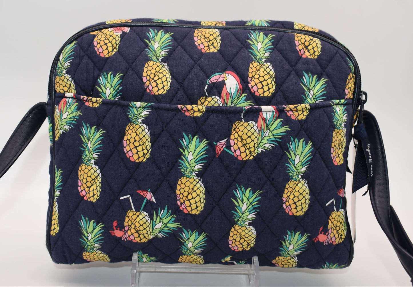 Vera Bradley Trimmed Crossbody Bag in "Toucan Party" Pattern