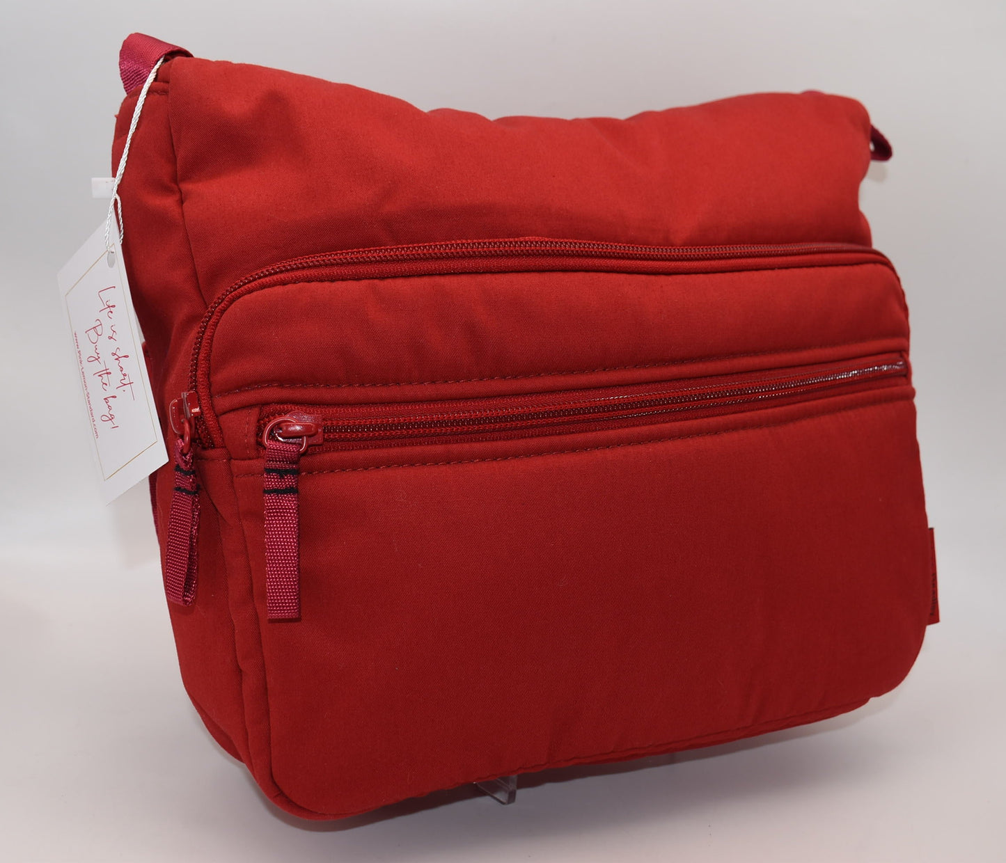 Vera Bradley Utility Crossbody Bag in Cardinal Red
