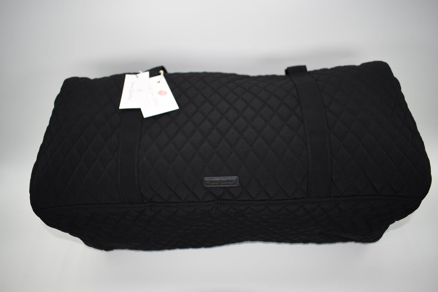 Vera Bradley Microfiber Large Duffel Bag in "Classic Black" Pattern
