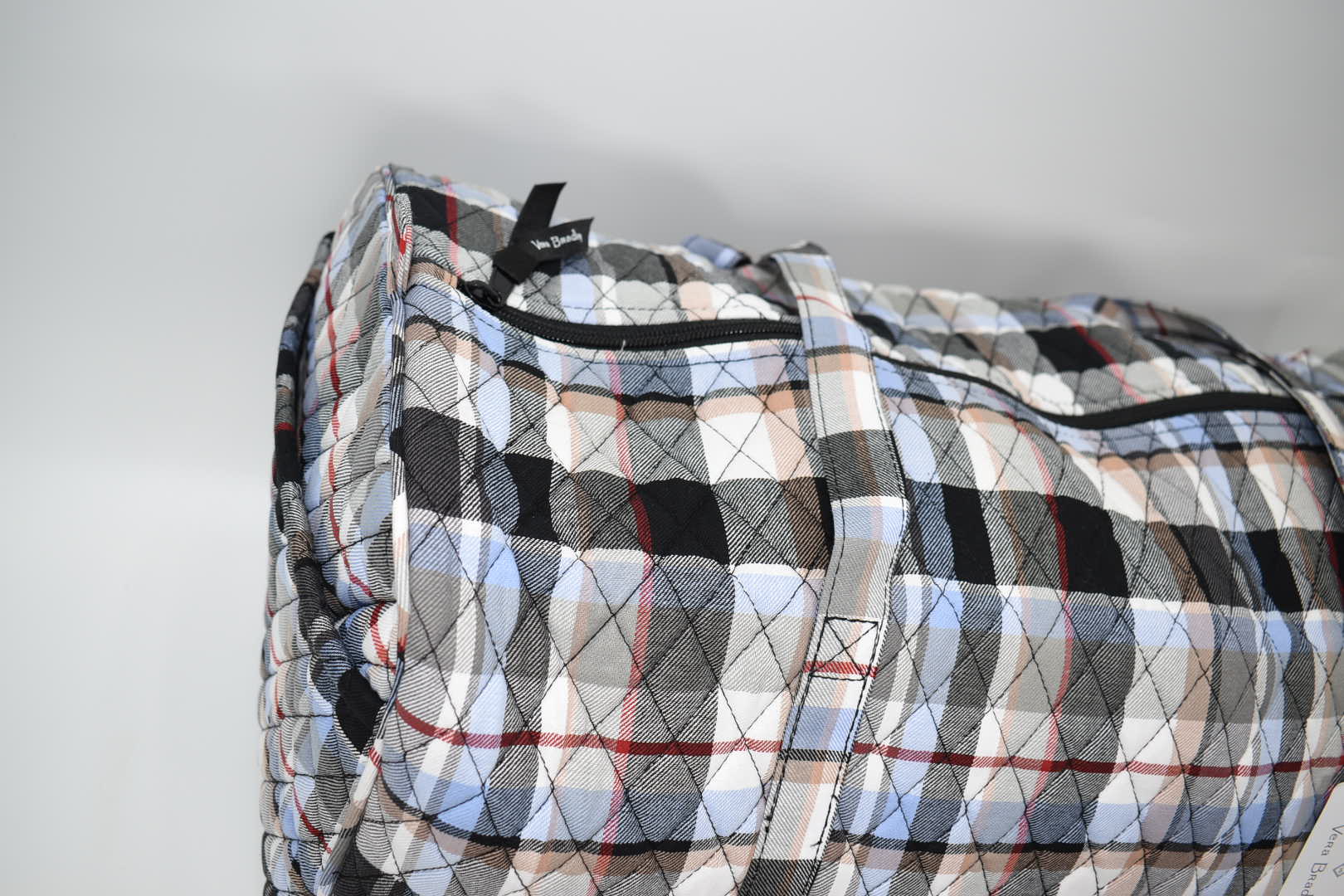 Vera Bradley Large Traveler Duffel Bag in Perfectly Plaid Pattern – Pink  Lemon Standard