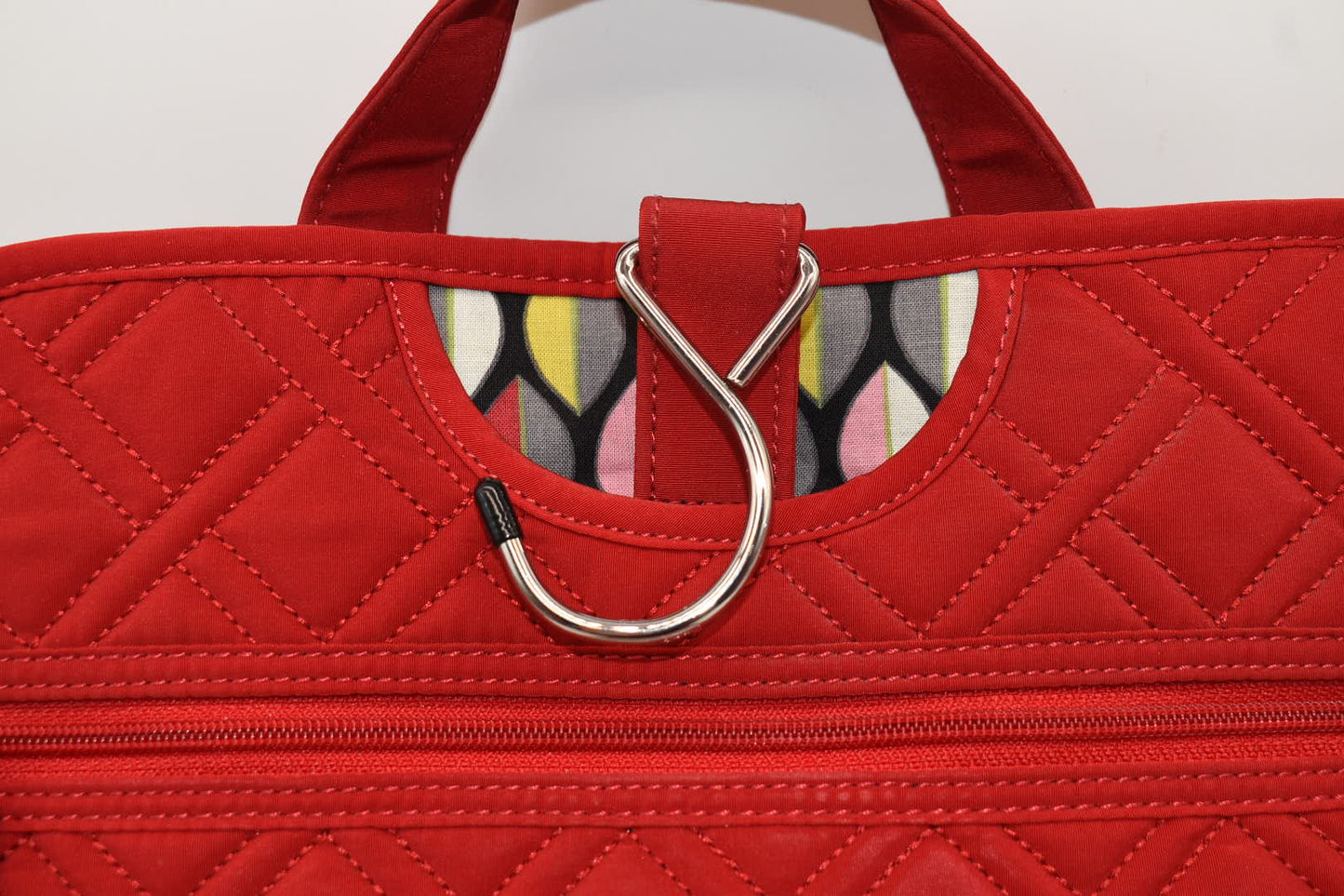 Vera Bradley Hanging Travel Organizer in Microfiber Red