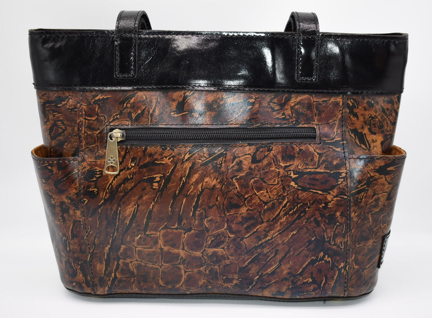 Patricia Nash Evie Shopper Tote Bag in Abstract Animal