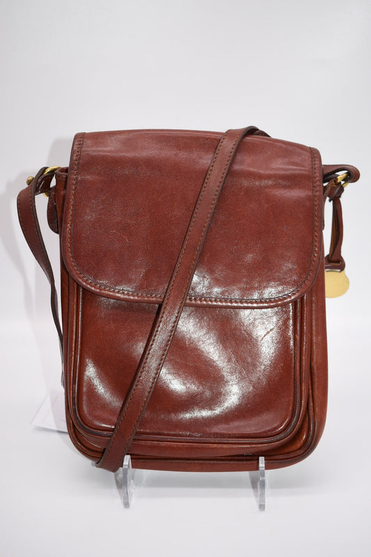 Vintage Brahmin Leather Crossbody Bag