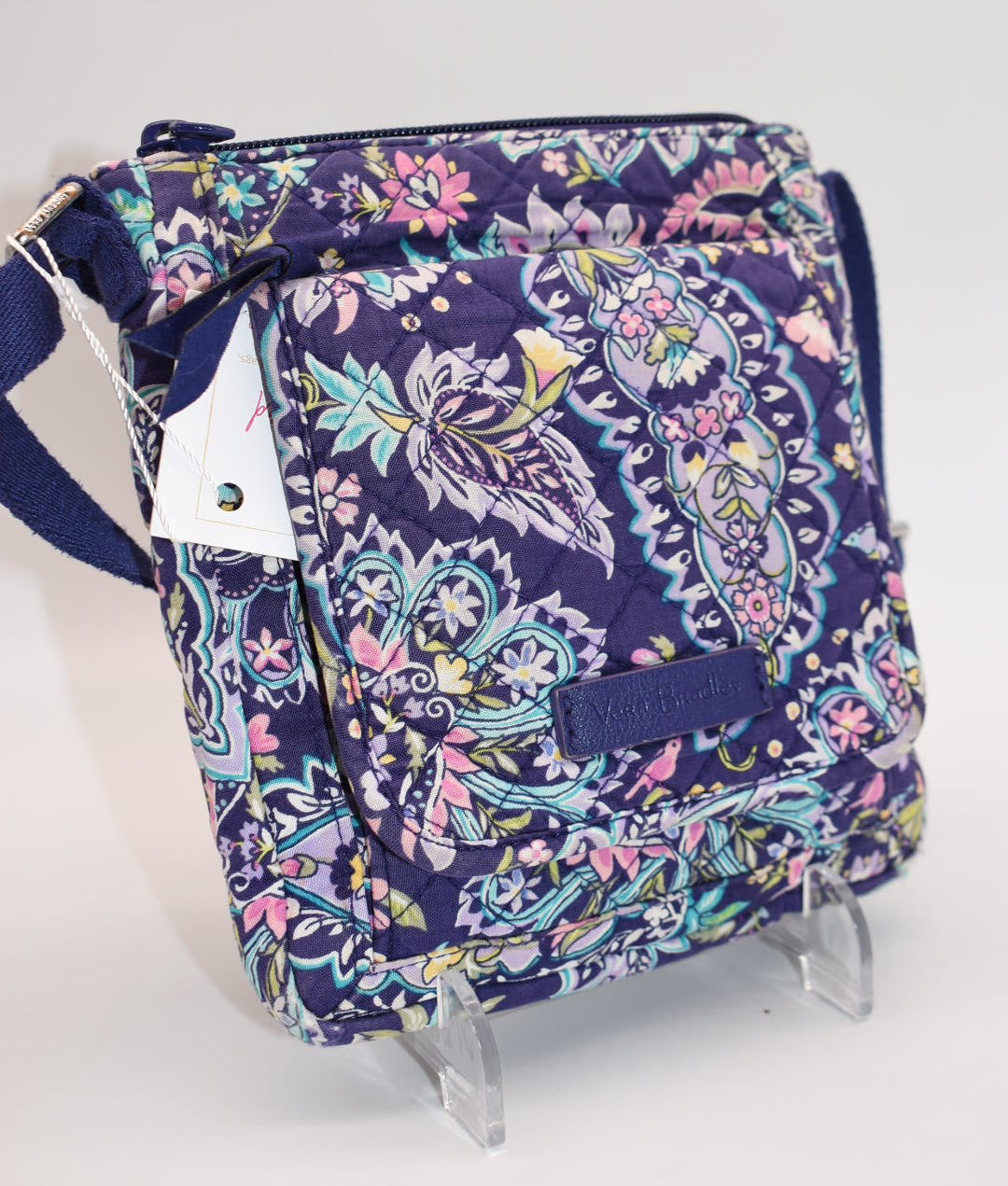 Vera Bradley RFID Mini Hipster Crossbody Bag in "French Paisley" Pattern