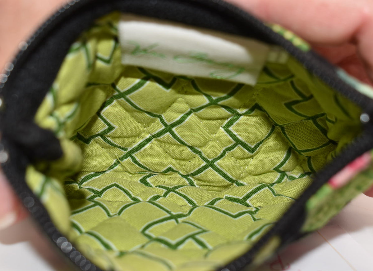 Vera Bradley Zip Coin Wallet in "Botanica" Pattern