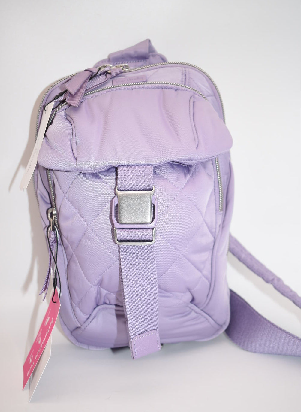 Vera Bradley Utility Sling Bag in Performance Twill - Lavender