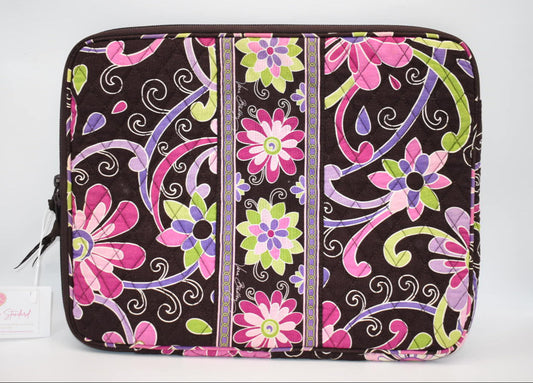 Vera Bradley 14" Laptop Sleeve in "Plum Crazy" Pattern