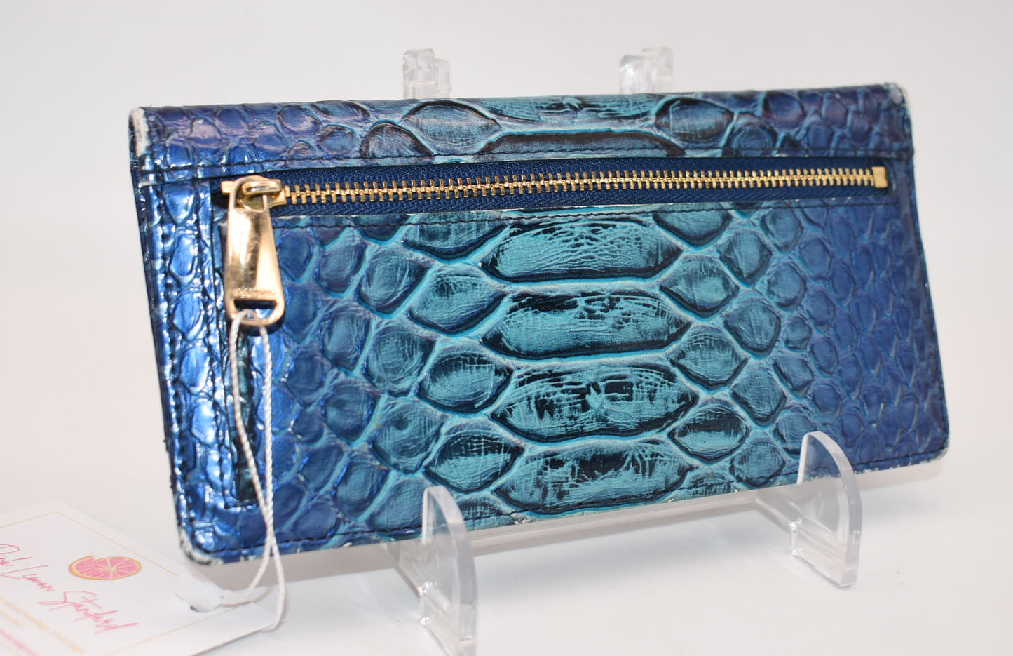 Brahmin Ady Wallet in Electric Blue Ateague